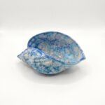 Conchiglia in Ceramica Artistica Blu Svuotatasche