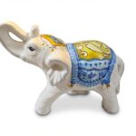 Elefante Portafortuna in Ceramica Decorata