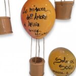 Mongolfiera in Ceramica con Frase d'Amore - Arredo Casa