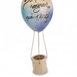 Mongolfiera in Ceramica con Frase Motivazionale