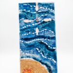Orologio da Parete in Ceramica a Tema Marino con Granchio