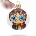 Pallina di Natale in Ceramica con Giovane Mago