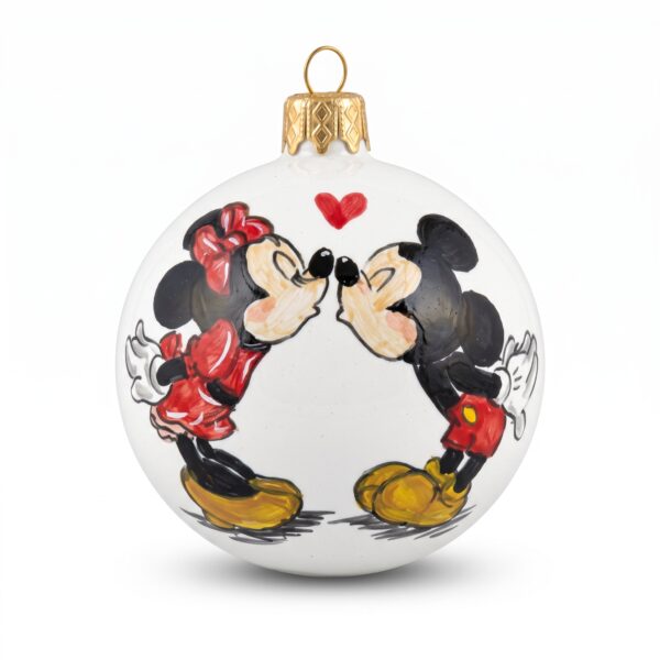 Palla di Natale in ceramica con ritratto di cane