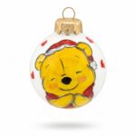 Pallina di Natale in Ceramica con Orsetto Goloso
