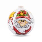 Pallina di Natale in ceramica Babbo Natale
