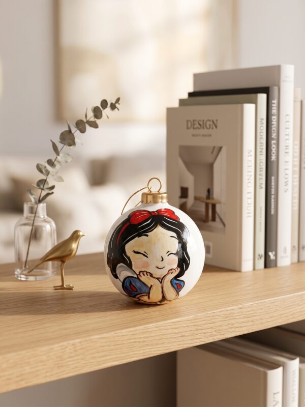 Pallina in ceramica Biancaneve