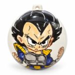 Pallina in Ceramica Guerriero Manga Dipinta a Mano