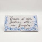 Piastrelle in Ceramica con Dedica alla Famiglia