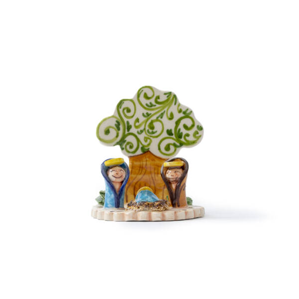Presepe con albero