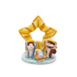 Presepe in ceramica con stella